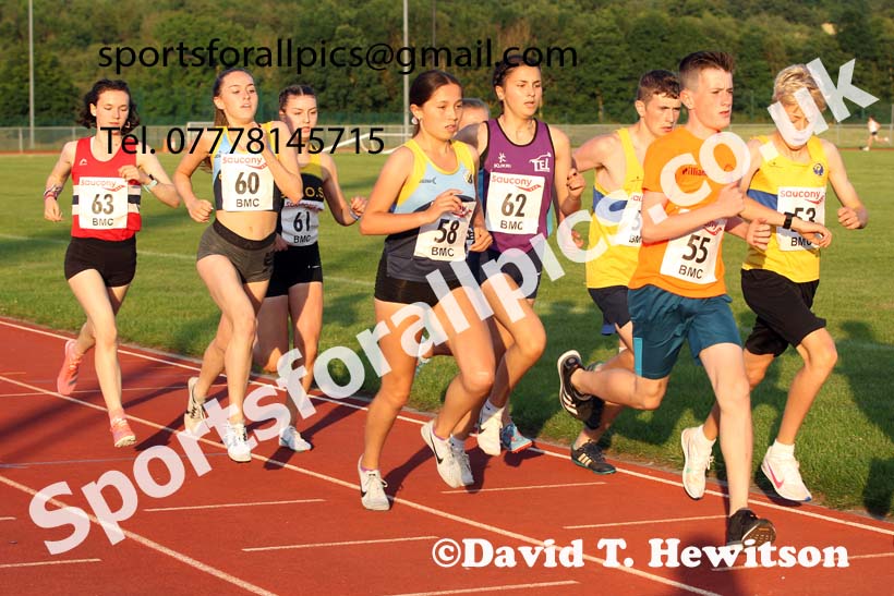 BMC 1500 metres, BMC, Chester le Street, July 19th. Photo: David T. Hewitson/Sports for All Pics